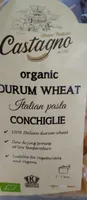 Organic drum wheat conchiglie
