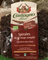 Spirales de riz rouge complet