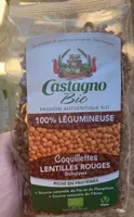 Coquillettes lentilles rouge