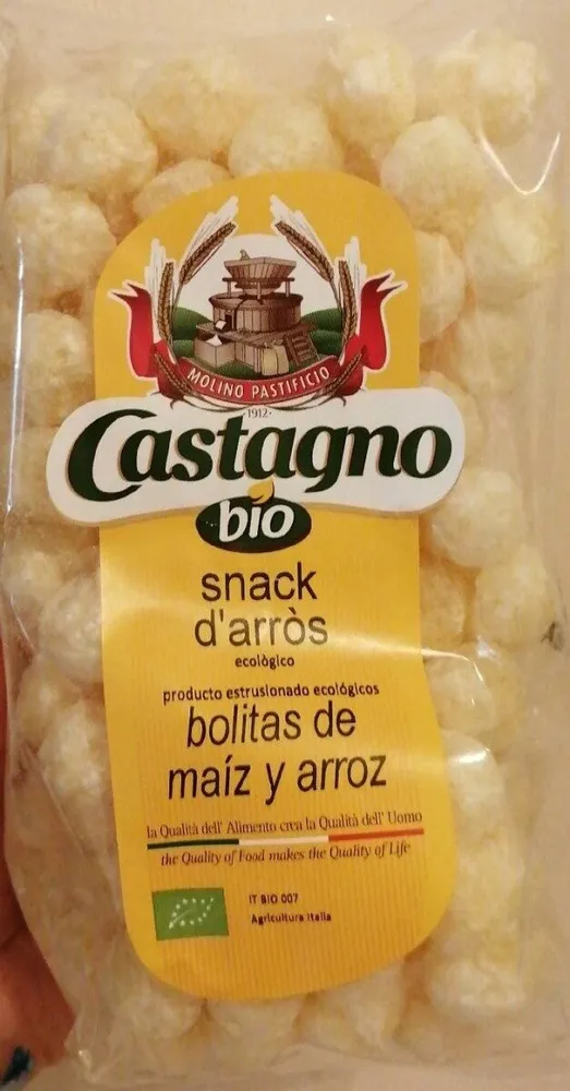 Bolitas de maíz y arroz