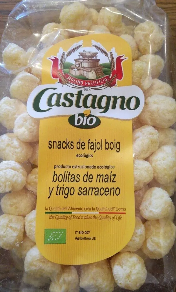 Bolitas de maíz y trigo sarraceno