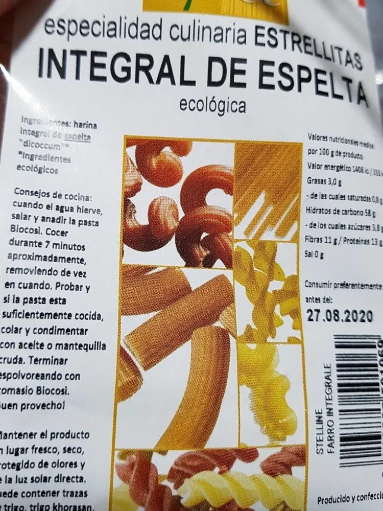 Estrellitas integral espelta