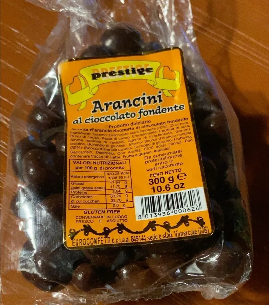 Arancini al cioccolato fondente