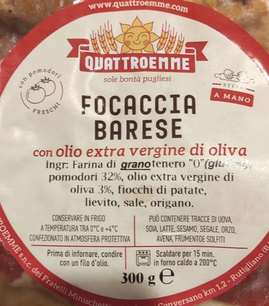 Focaccia barese