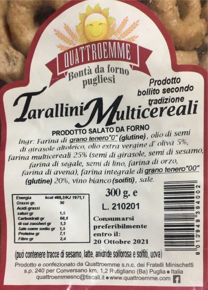 Tarallini Multicereali