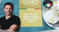 LEMON ICE CREAM WITH LIMONCELLO SYRUP