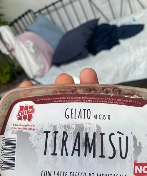 Gelato al gusto tiramisu