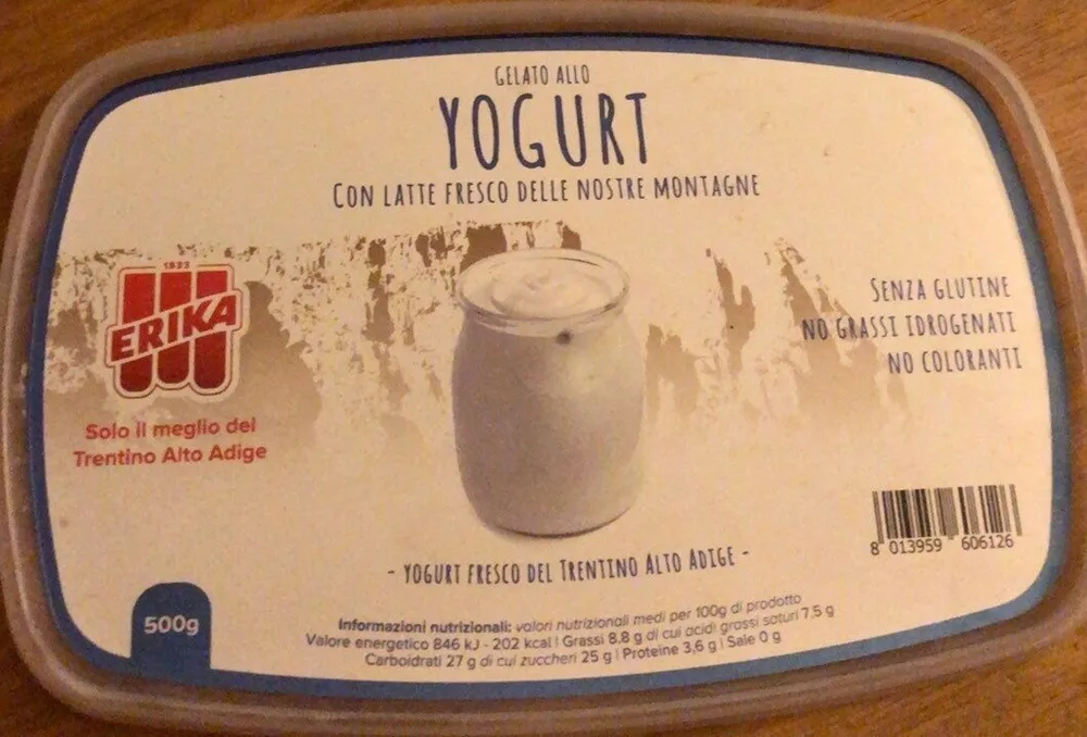 Gelato allo yogurt