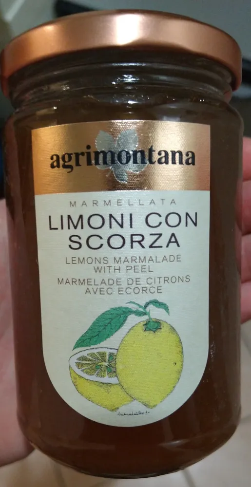 Marmellata limoni con scorza