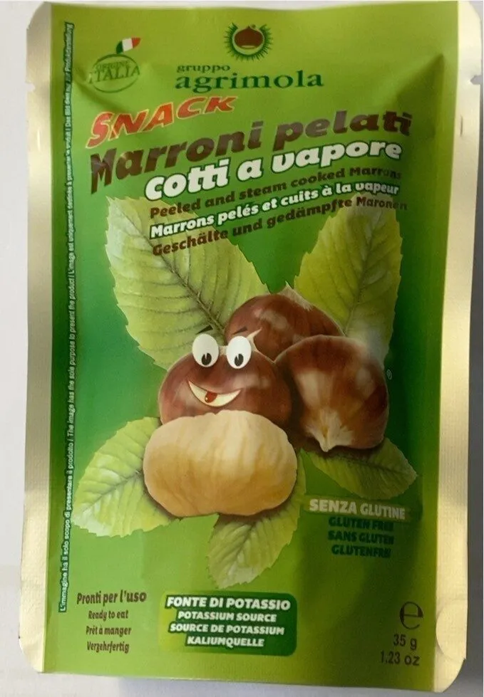 Marroni pelati cotti a vapore 35gr