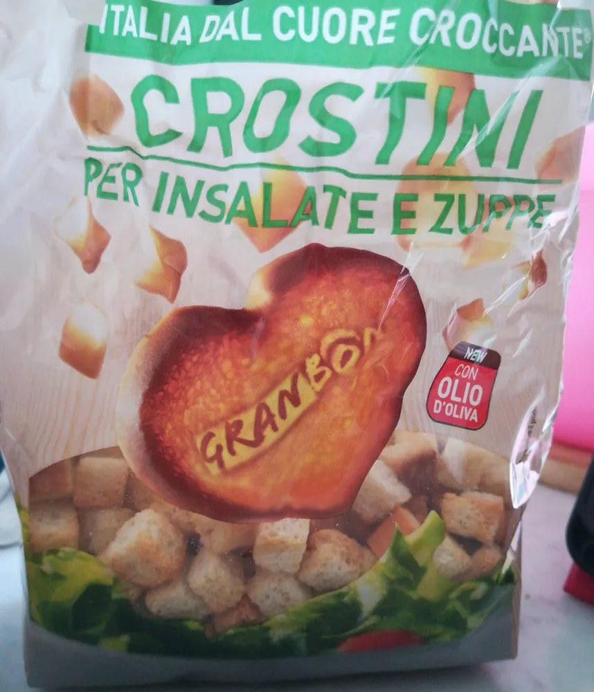 crostini per insalate e zuppe