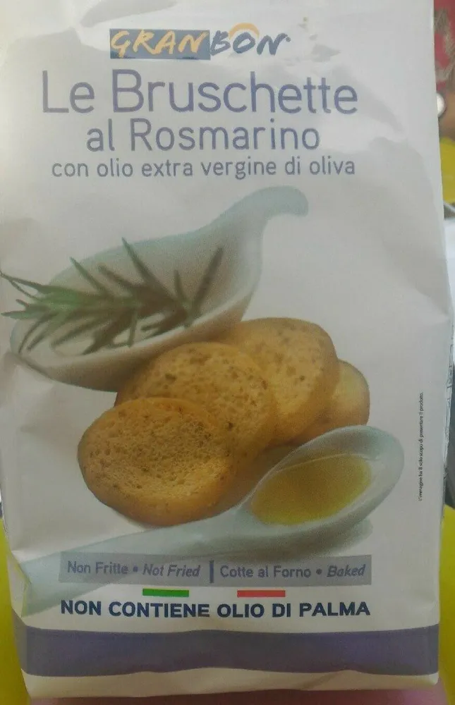 Bruschetta avec romarin et huile d'olive