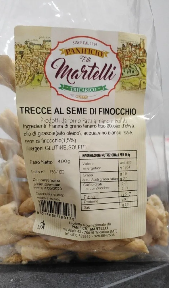 Trecce al seme di finocchio