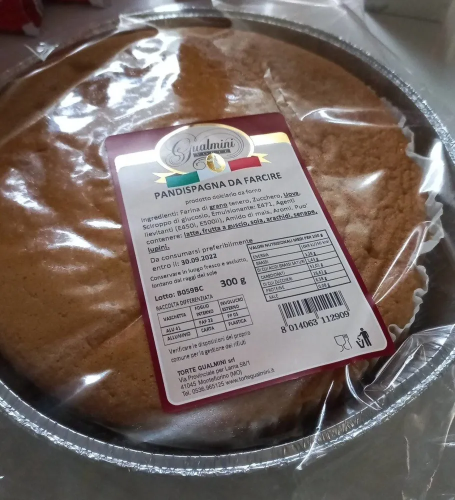 Pandispagna da farcire
