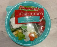 Insalatona caprese con mozzarelline