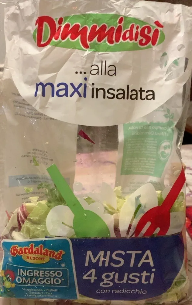Maxi insalata mista 4 gusti con radicchio