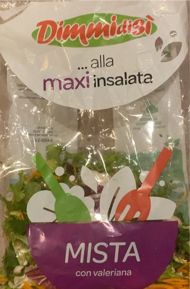 Maxi insalata mista con valeriana