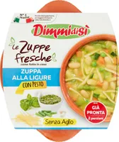 Le zuppe fresche zuppa alla ligure senza aglio