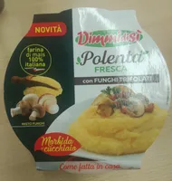 Polenta fresca con funghi trifolati