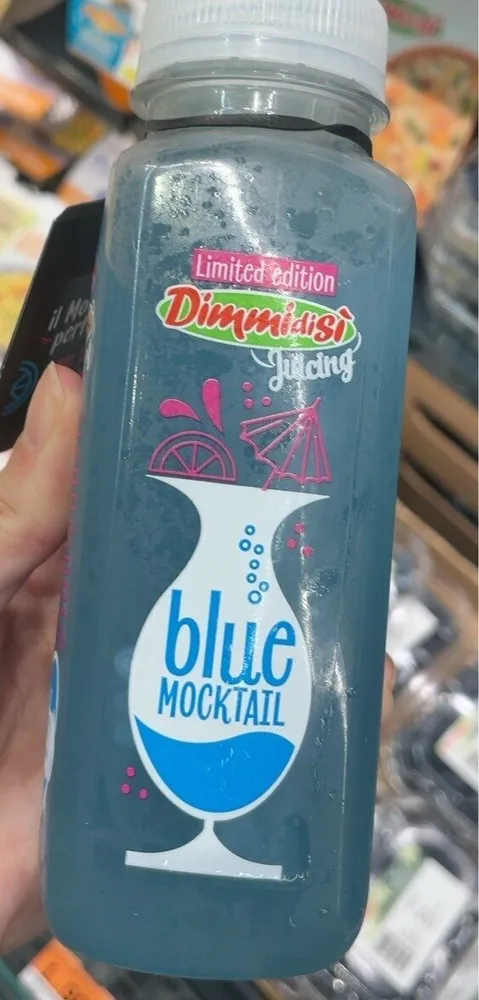 Blue mocktail