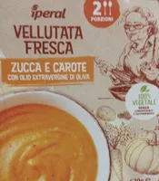 Vellutata fresca zucca e carote