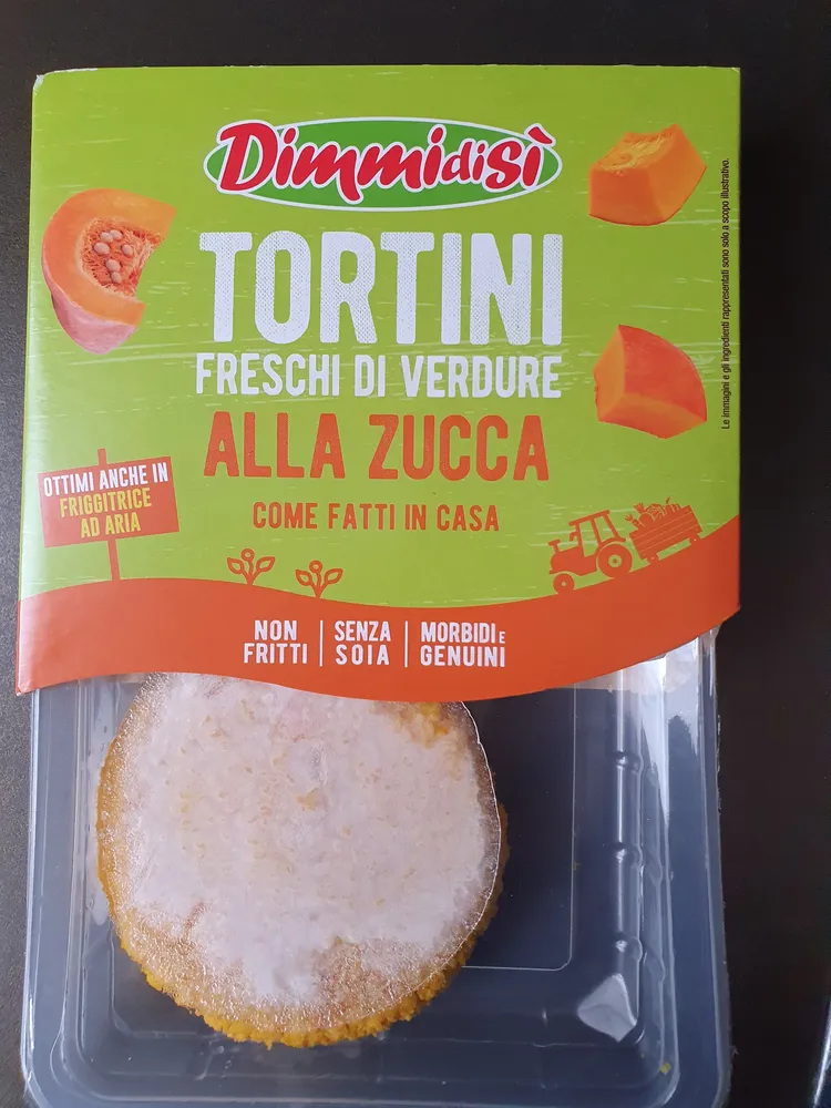 Tortini freschi di verdure alla zucca