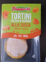 Tortini freschi di verdure alla zucca