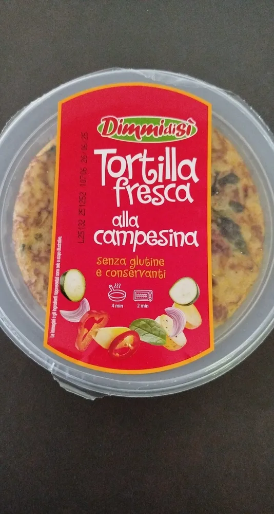 tortilla fresca alla campesina