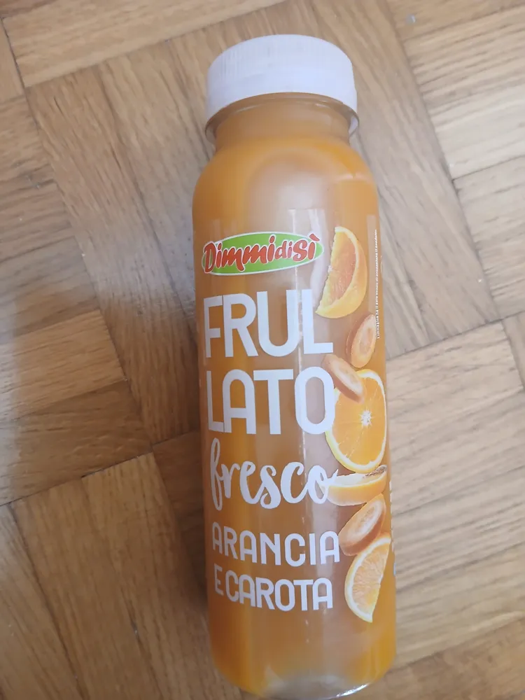 Frullato fresco arancia e carota