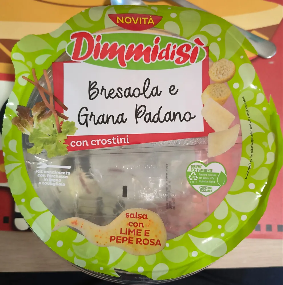 Bresaola e Grana Padano con crostini