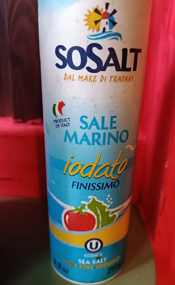 Sale marino iodato finissimo