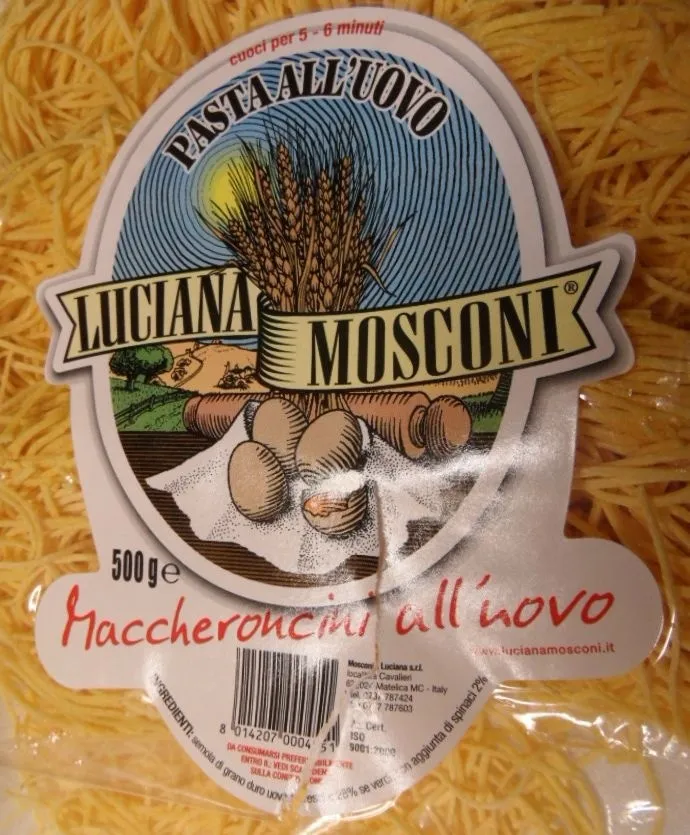 Pasta all'uovo - Luciana Mosconi