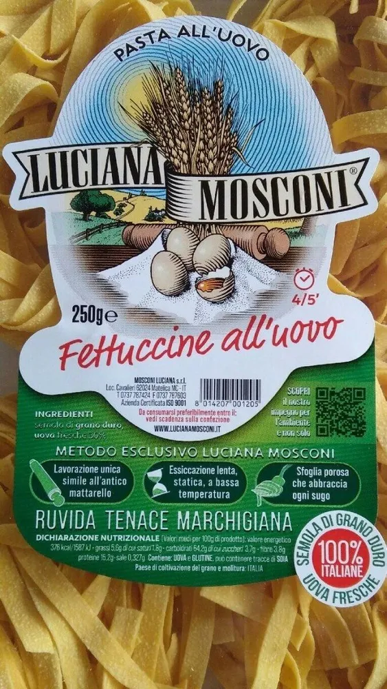 Fettuccine all'uovo Mosconi