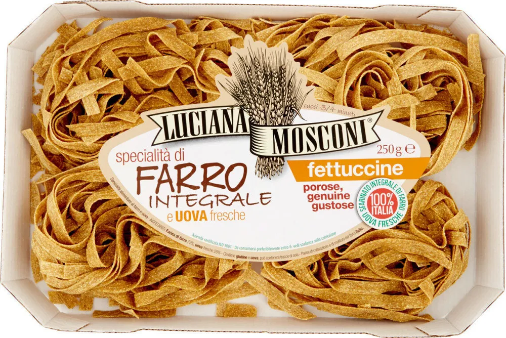 Fettuccine specialità di farro integrale e uova fresche