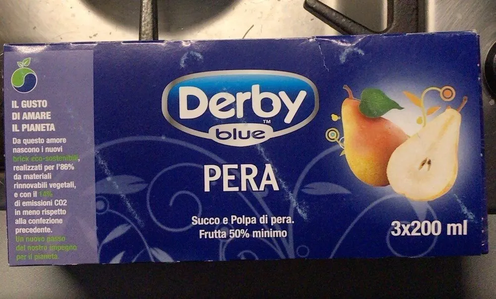 Succo e polpa di pera