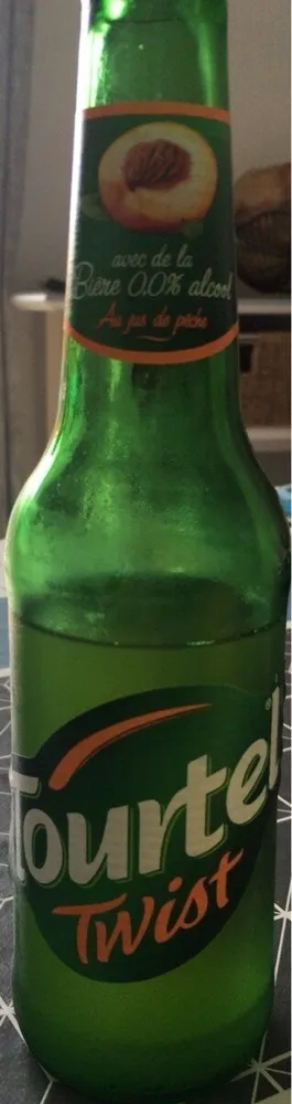 Bière sans alcool au jus pêche