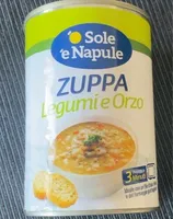 Zuppa legumi e orzo