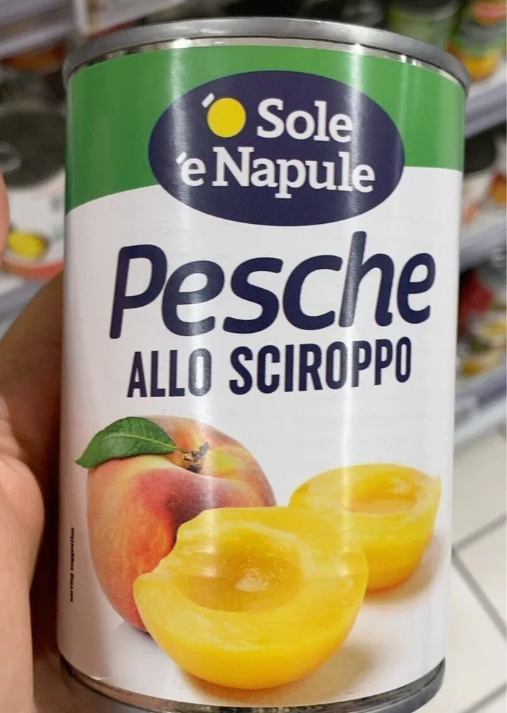 Pesche sciroppate