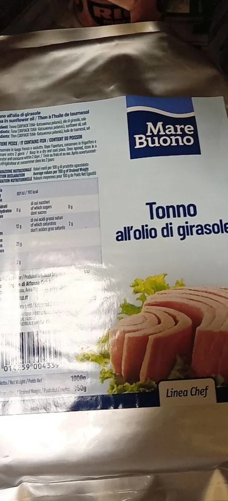 Tonno all olio di girasole