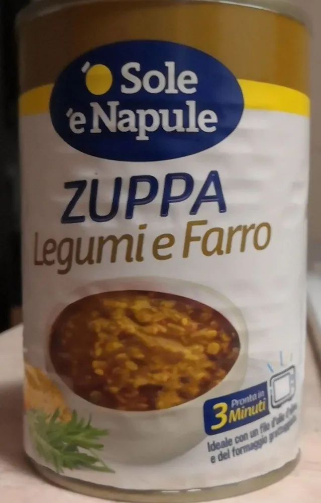 Zuppa legumi e farro