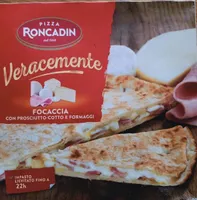 Focaccia con prosciutto cotto e formaggi veracemente