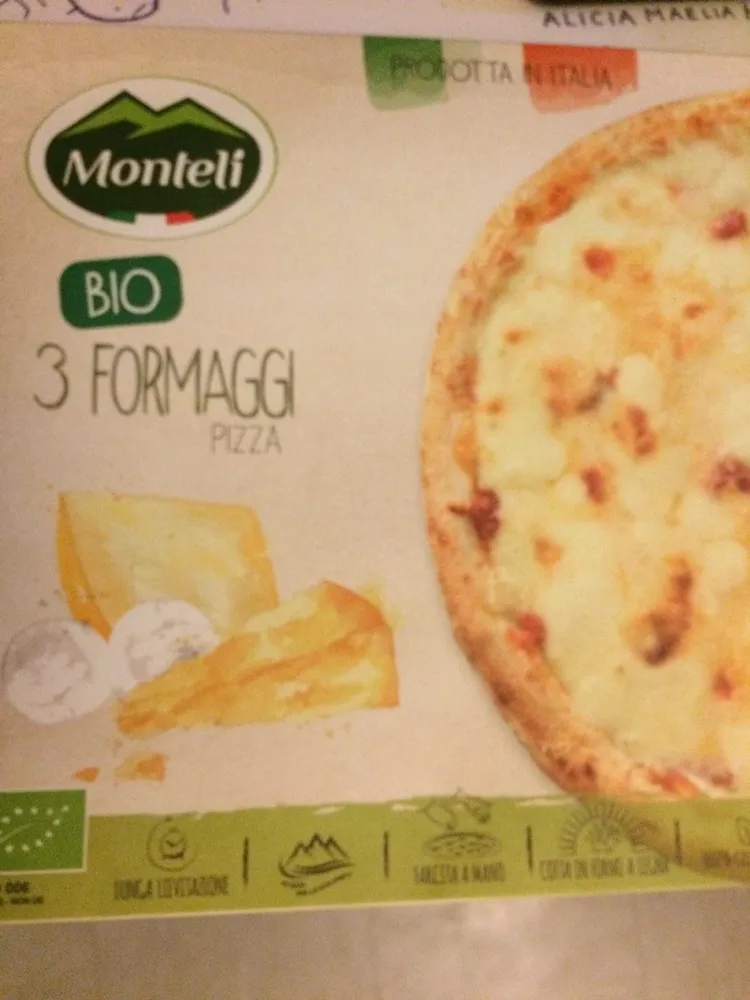 Pizza 3 fromages bio