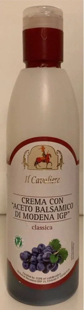 Crema con “ACETA BALSAMICO DI MODENA IGP”