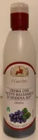 Crema con “ACETA BALSAMICO DI MODENA IGP”