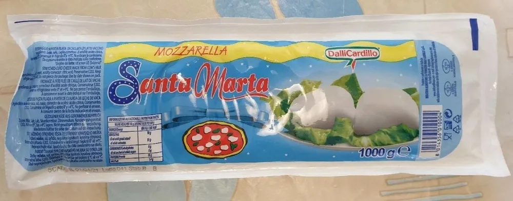 Mozzarella per pizza