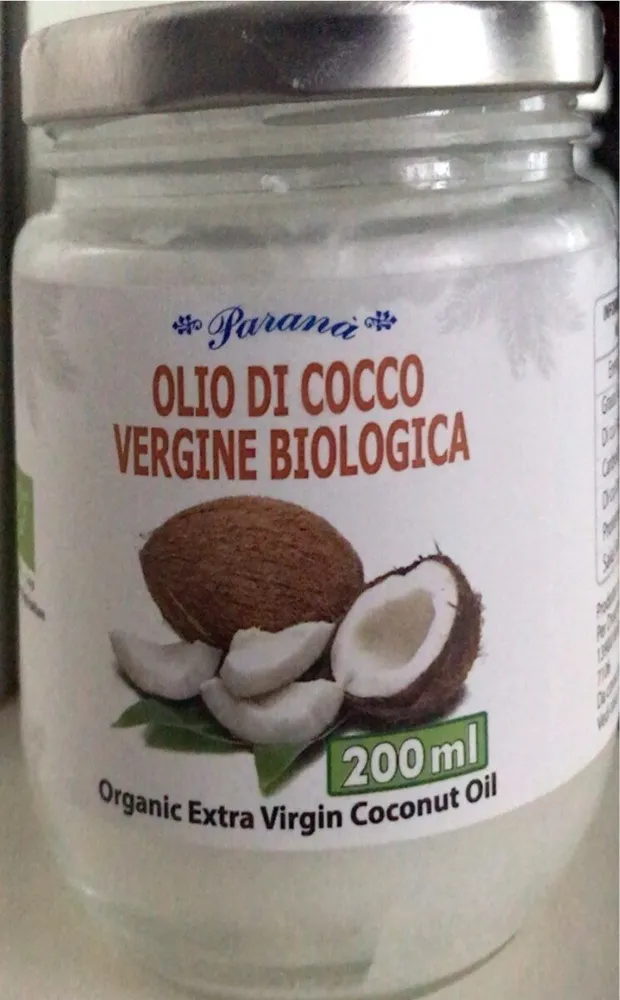 Olio di cocco vergine biologica