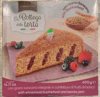 torta con confettura di frutti di bosco