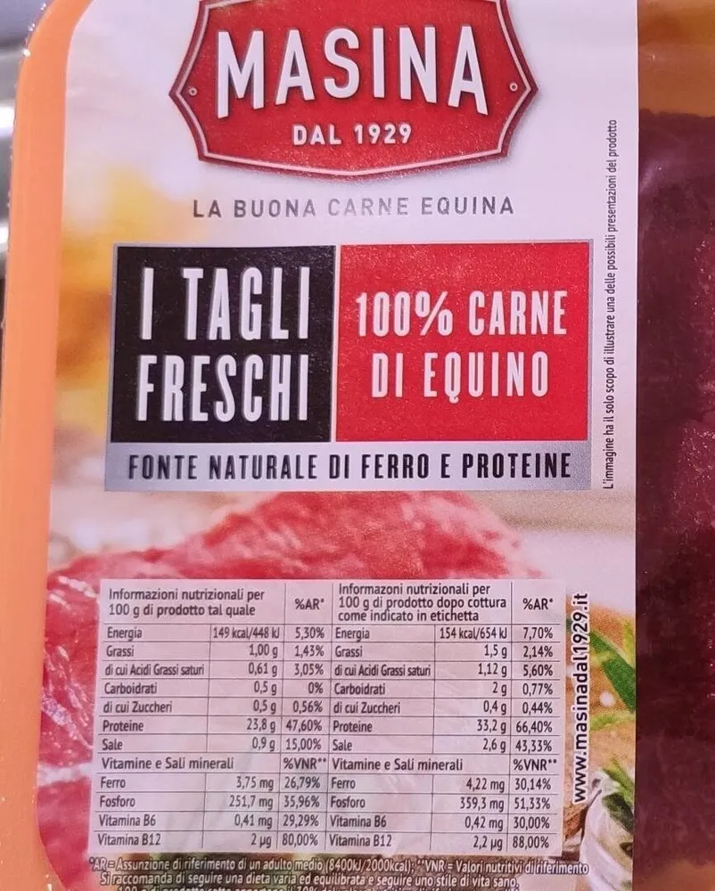 Controfiletto equino