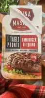 Sapore salute hamburge di equino