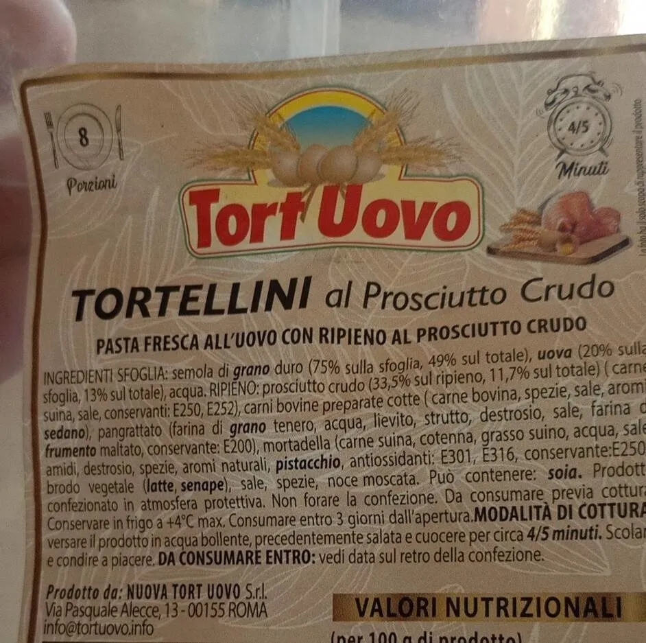 Tortellini al prosciutto crudo